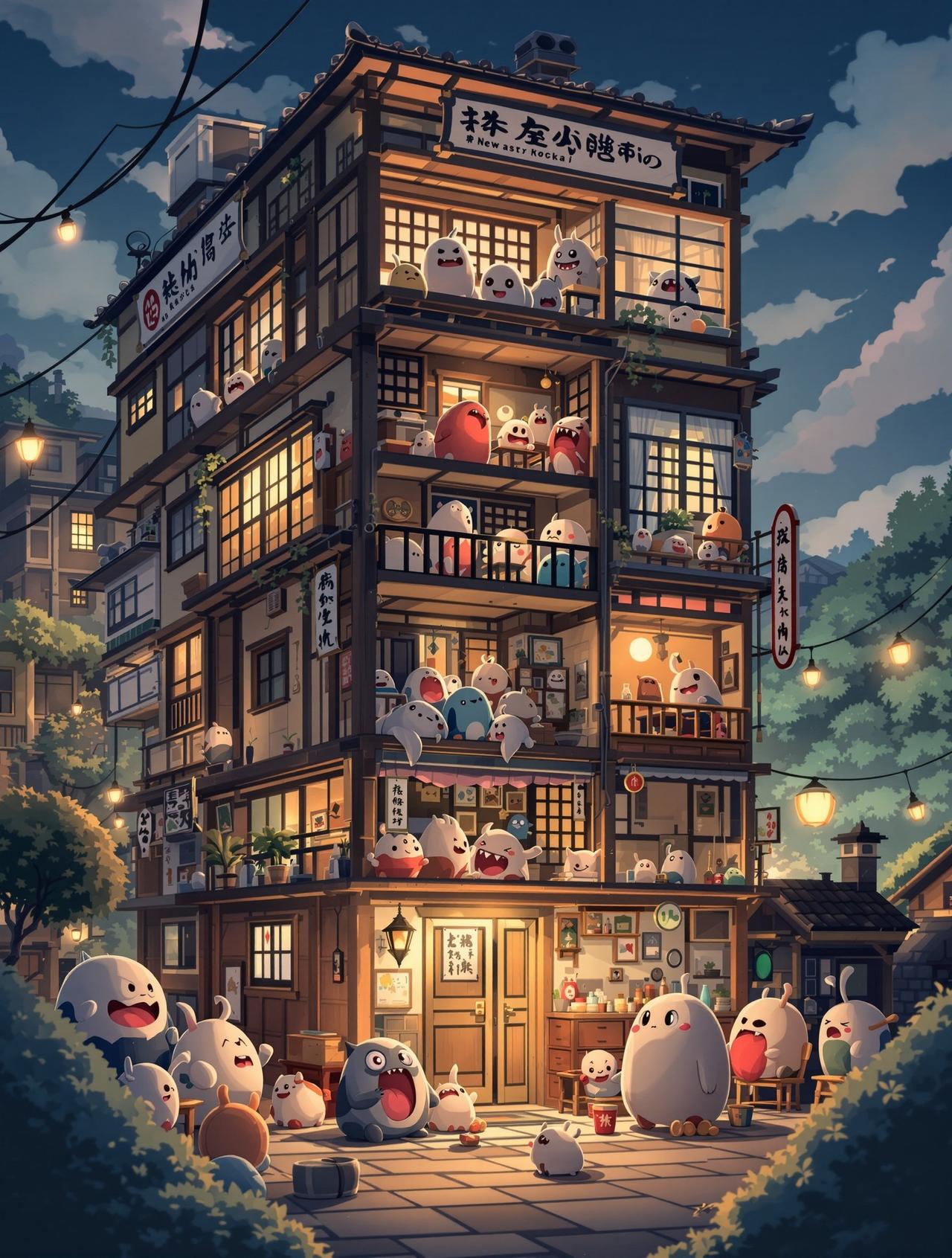 妖怪公寓 - 快快漫画封面